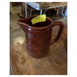 MarCrest pitcher 6 inches tall.  Daisy and dots