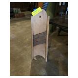 Antique wood mandolin slicer 14 inches tall