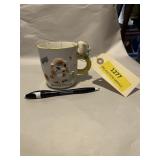 Mid-century ï¿½whistle for your milkï¿½ mug. Whistle