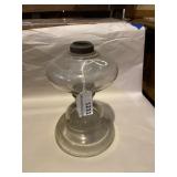 Antique oil lamp base inside thread about 9