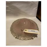 Early 1900s ceiling  light shade. pink with