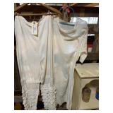 Vintage ivory colored ladies garments