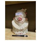 Mid 1900s McCoy clown cookie jar
