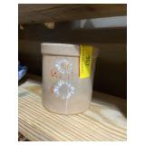 Vintage stoneware crock 5 1/2 x 5