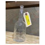 Vintage glass bottle  property of  Wildroot