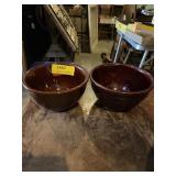 MarCrest two bowls.  3 inches tall by 6 inches