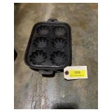 Cast-iron, baking muffin tin