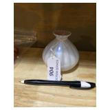 Hand blown bulb vase