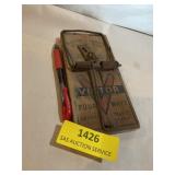 Vintage Victor four ways animal trap