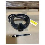 Vintage Tabata Corsicana scuba diving mask with