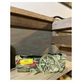 Mid-century McCoy planter wagon wheel series 12