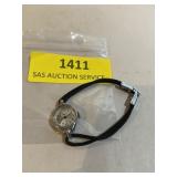 Ladies Sears wristwatch with a black band