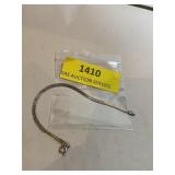 Italian silver 7 inch herringbone bracelet