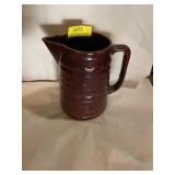 MarCrest 8 inch tall, pitcher Daisy, and dots