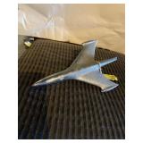Metal airplane hood ornament