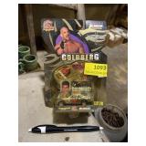 NASCAR die cast replica Goldberg car and stand