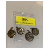 Vintage button cufflinks