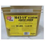 25# + 16d 3-1/4" coated sinker nails