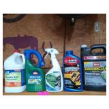 Muriatic acid, weed be gone, RV mildew stain