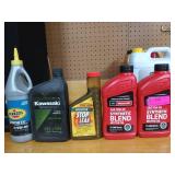 2 new qts 10W-30 oil, 10W-40 oil, gear oil,