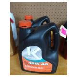 1 1/4 gallons Kubota 15W40 diesel oil