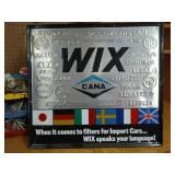 Metal Wix filters sign 24 x 25.5