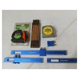 Take measures, woodworking rulers