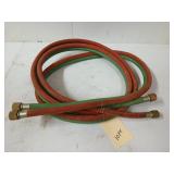 10 ft green and red air hose