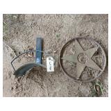 Metal hose hanger, metal star decor