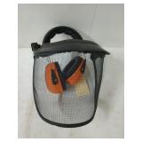 Stihl chainsaw mask with headphones