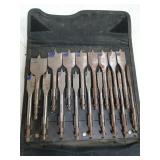 17 pc Irwin paddle bit set