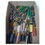 Lots of screwdrivers, including Phillips and
