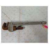 Gray, Heavy Duty 18 in pipe wrench