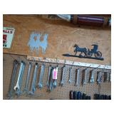 43 pc  wrenches, mixed brands