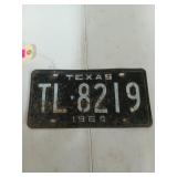 Texas 1964 license plate