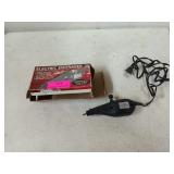 Electric engraver, with box, works