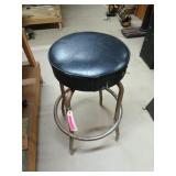 Shop stool, 30x14 in, seat is a little ripped