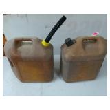 2 ct plastic five gallon diesel jugs