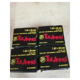 80 rds 7.62 x 39 mm 124 gr FMJ