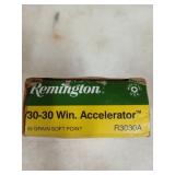 20 rds 30-30 Win accelerator 55 gr SP