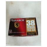 50 rds 38 special 158 gr