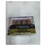 20 rds 38 special 110 gr Hydra-Shok JHP