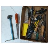 Nut drivers, saw, Allen wrenches, ice pick, etc