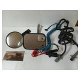 Vehicle mirrors, trailer wiring and plugs,