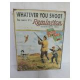Metal Remington sign 16x12.5
