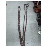 20 ft 3/8 chain with hook and ring
