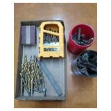 Lots of assorted drill bits, etc.