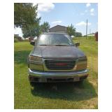 2005 green GMC canyon truck, has title, as is,