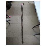 12 ft, 1/4 in chain, with two hooks