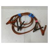 Old orange jumper cables